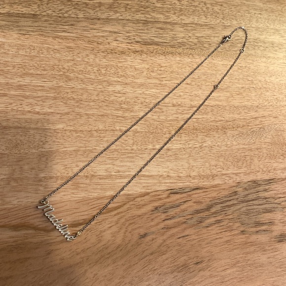 Cursive “Madeline” Necklace - Picture 2 of 3